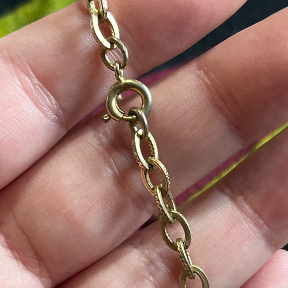 VTG Avon Signed Owl Gold Tone Metal Costume Jewelry Whimsigoth Necklace - Picture 6 of 6